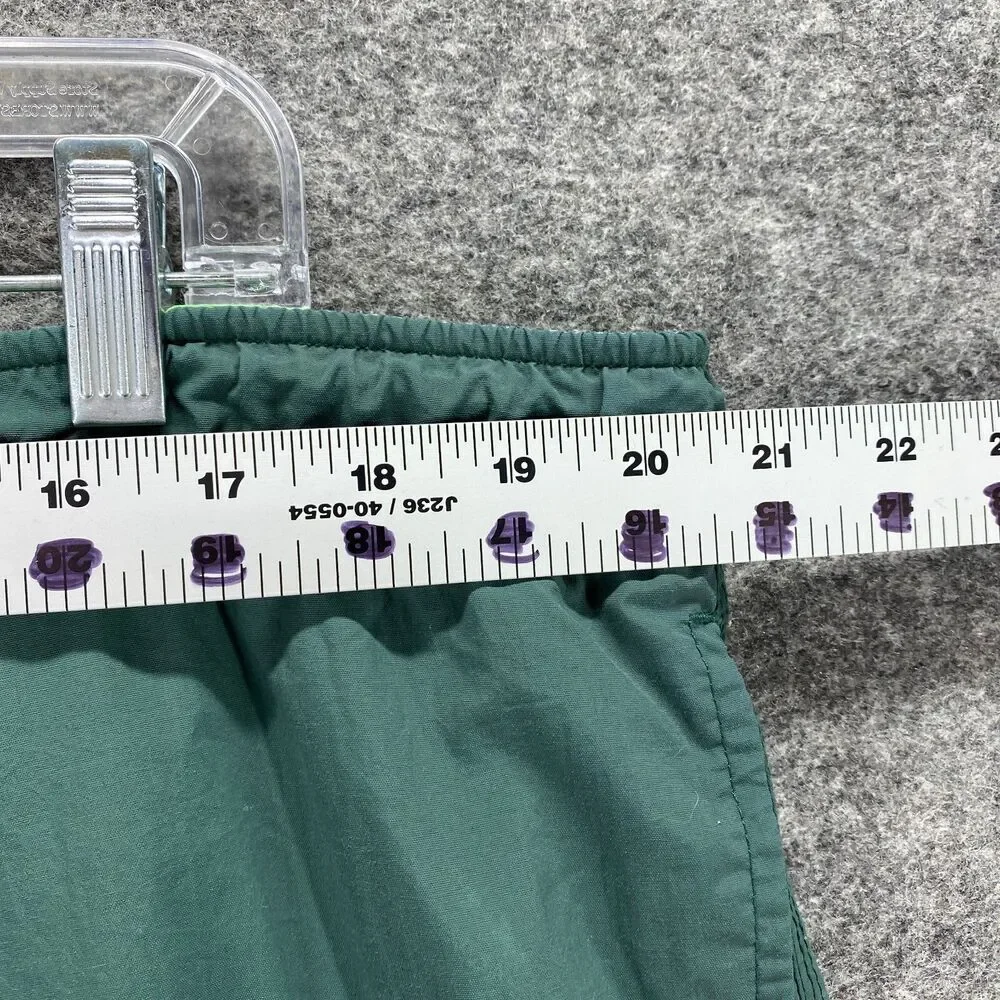 Roundtree & Yorke Swimwear Trunk Men L Green Sports Mesh High-Rise Drawstring